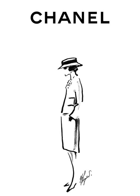 dessin coco chanel